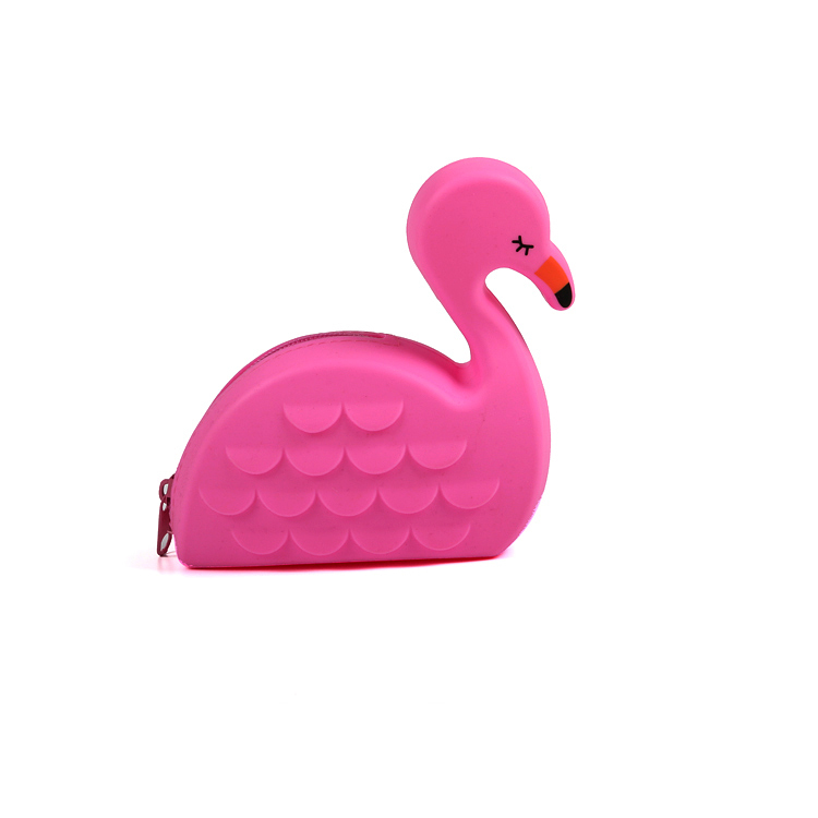 硅膠火烈鳥(niǎo)零錢包