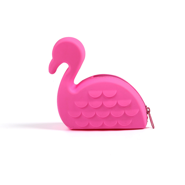 硅膠火烈鳥(niǎo)零錢包