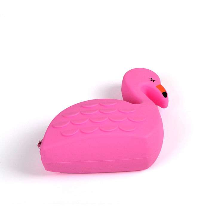 硅膠火烈鳥(niǎo)零錢包